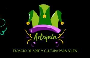 Logo de "Arlequín", espacio de arte y cultura para Belén. Imagen: cortesía.